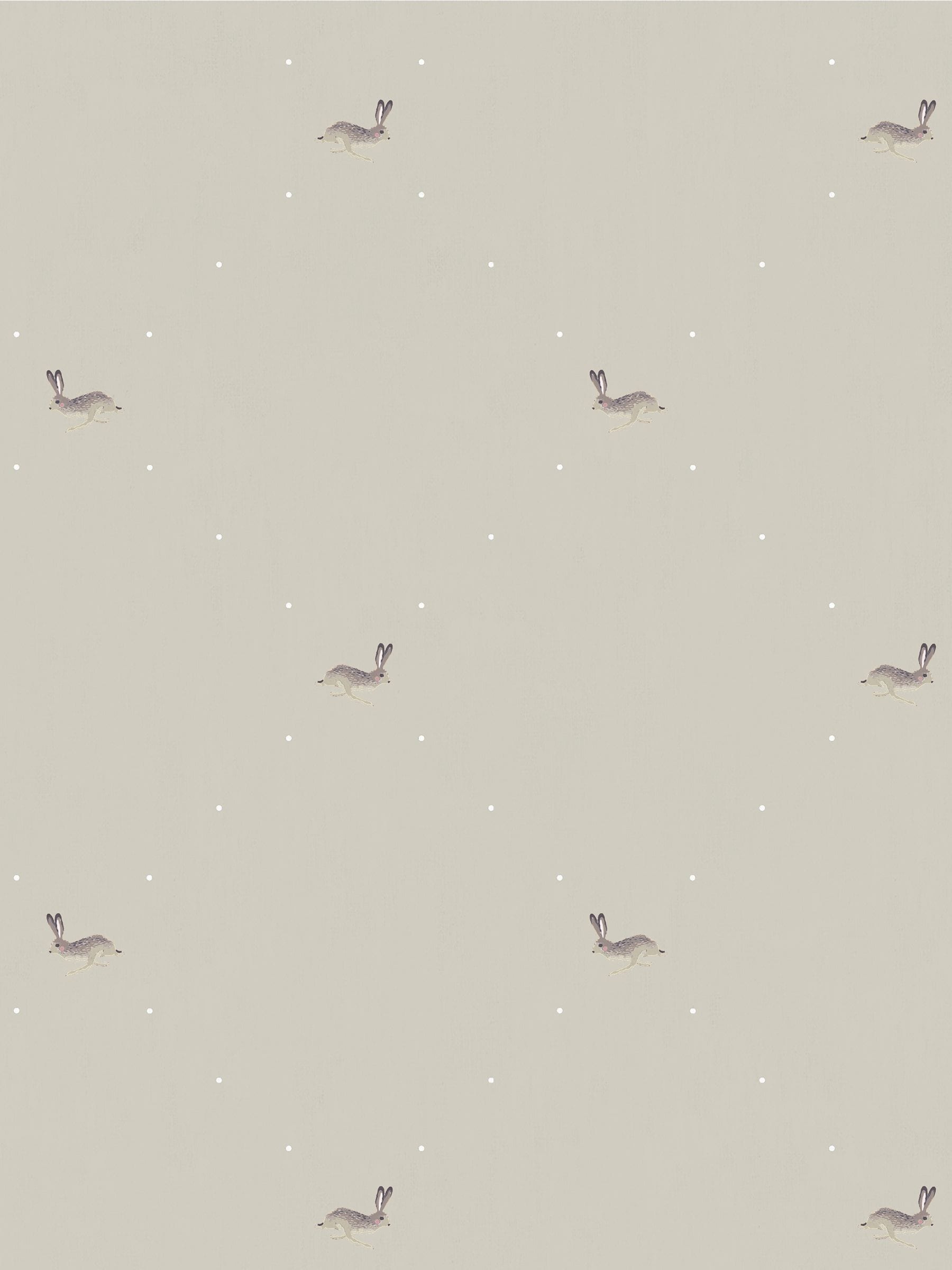 Sophie Allport roller blind with Hare design (British brand)