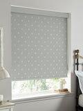 Sophie Allport Grey Hearts roller blind (British brand)
