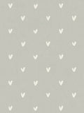 Sophie Allport Grey Hearts roller blind (British brand)