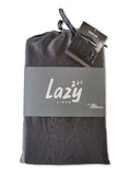 Lazy Linen grey washed duvet cover, UK version