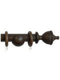 Laura Ashley Dark Chestnut Haywood curtain pole, UK version