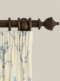 Laura Ashley Dark Chestnut Haywood curtain pole, UK version