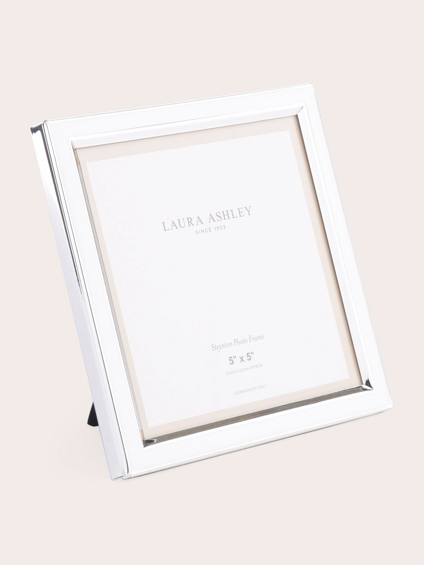 Laura Ashley Steynton silver plated picture frame, UK version