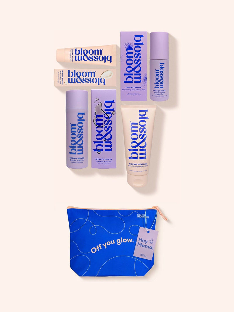 Bloom and Blossom Ready To Pop pregnancy gift set (British brand)