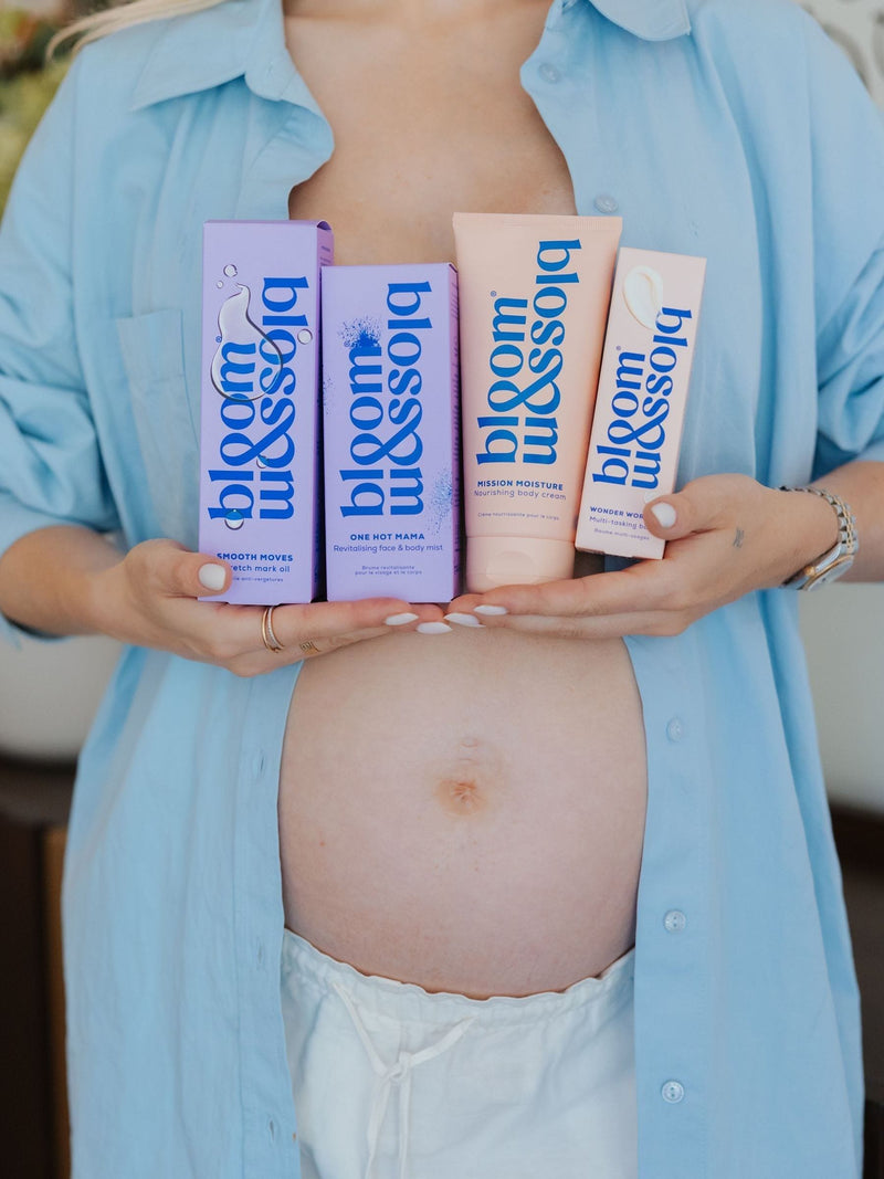 Bloom and Blossom Ready To Pop pregnancy gift set (British brand)