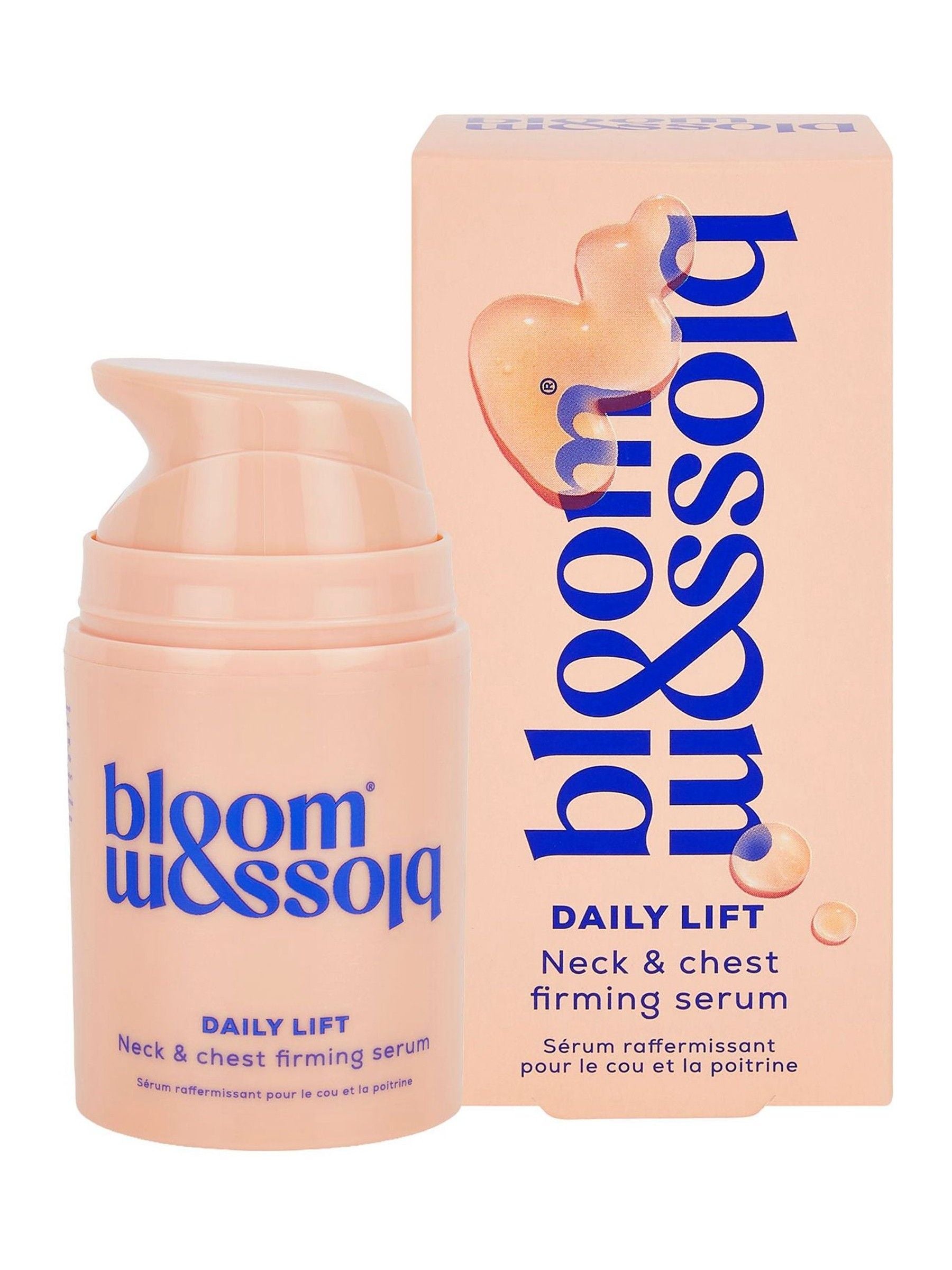 Bloom and Blossom Daily Lift neck serum, UK version