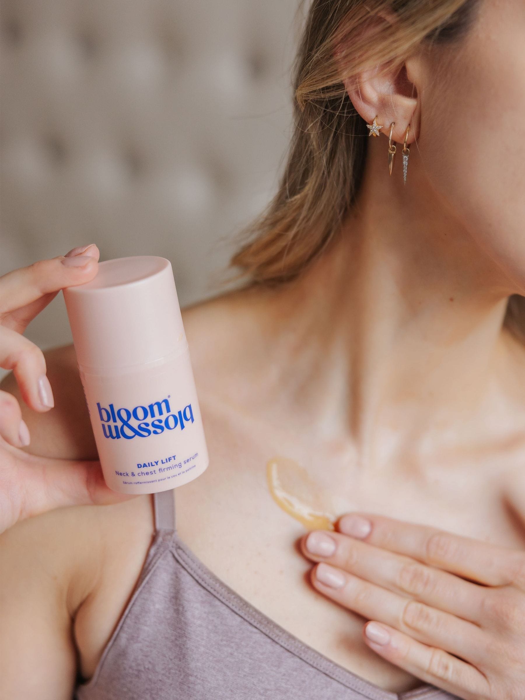Bloom and Blossom Daily Lift neck serum, UK version
