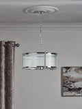 Nickel Hertford Chandelier 3 Light Ceiling Light
