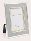 Laura Ashley Brass/Navy Harrison 4x6 photo frame, UK version