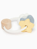 MORI natural wooden rattle ring (British brand)