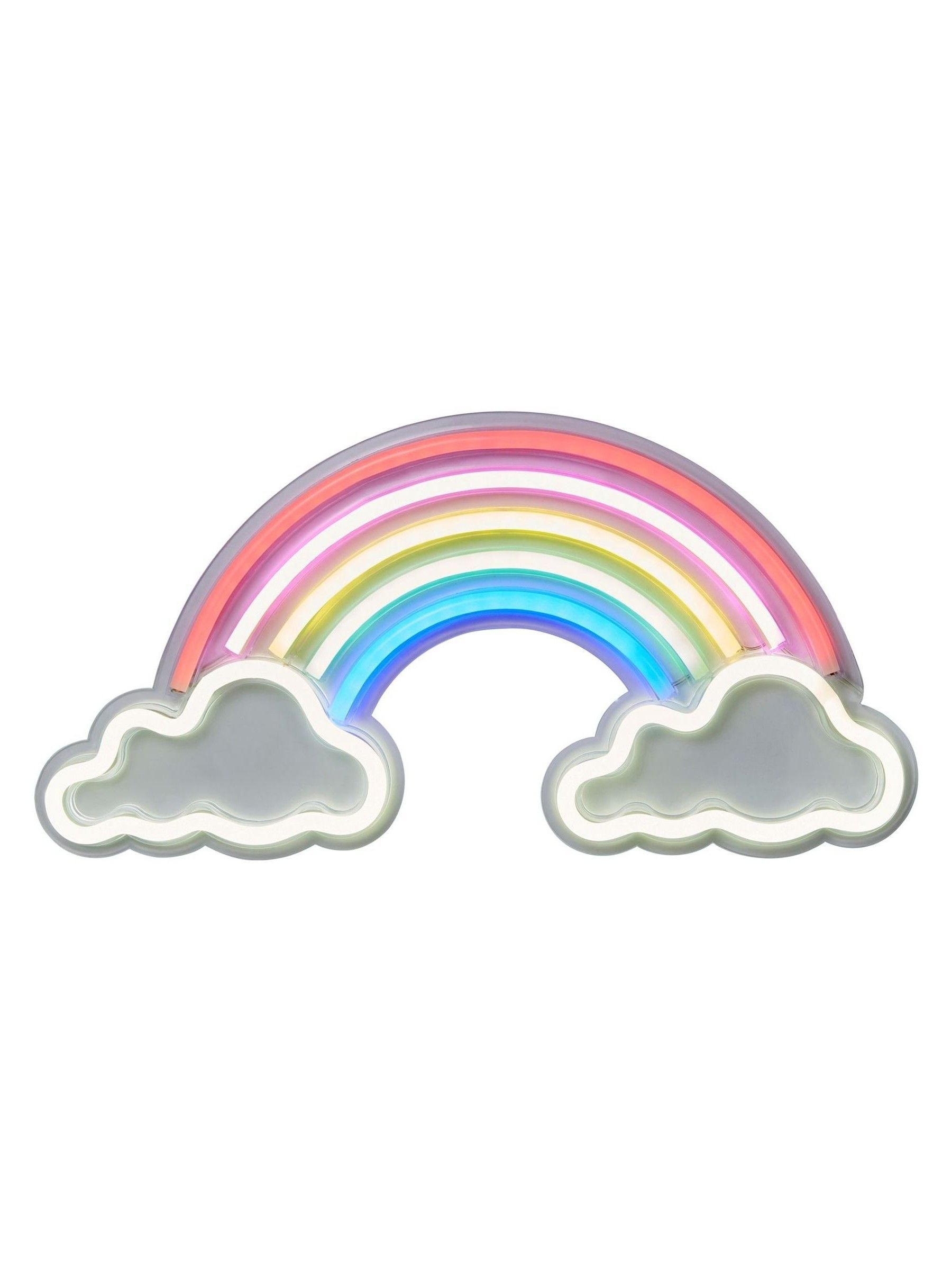 glow White Neon Rainbow Wall Light, British product
