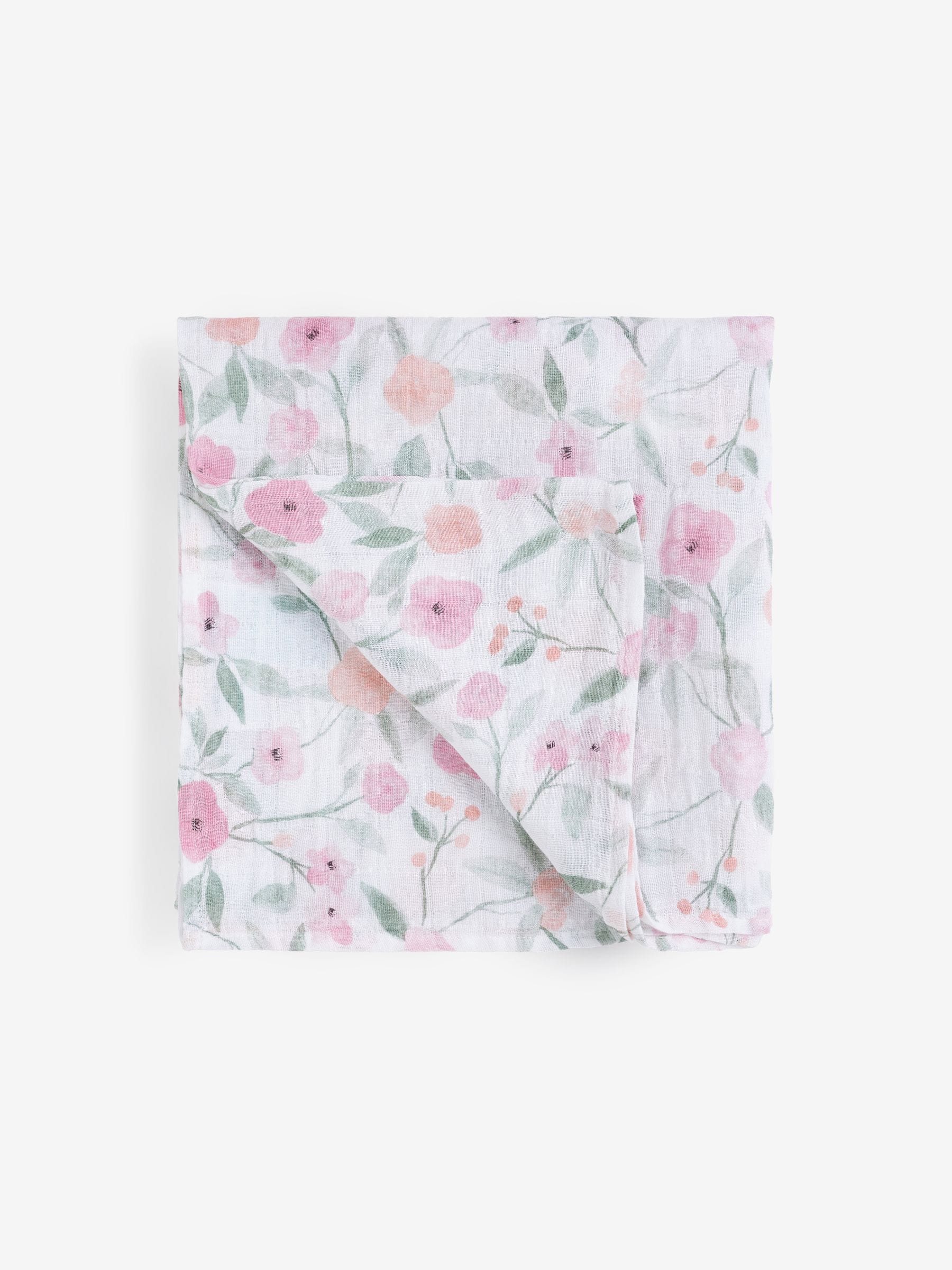 aden + anais pink large muslin blanket, imported from the UK