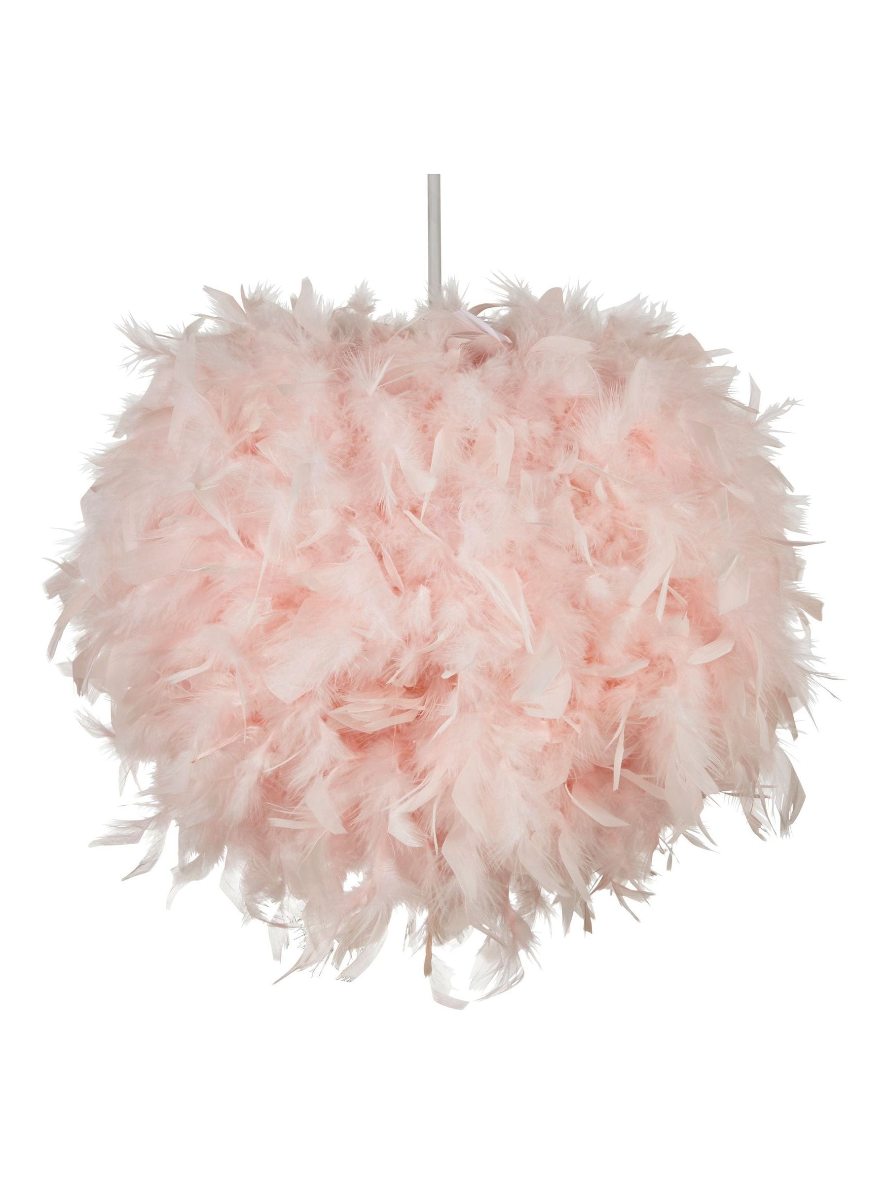 Glow pink ball shade ceiling light 40cm, British brand