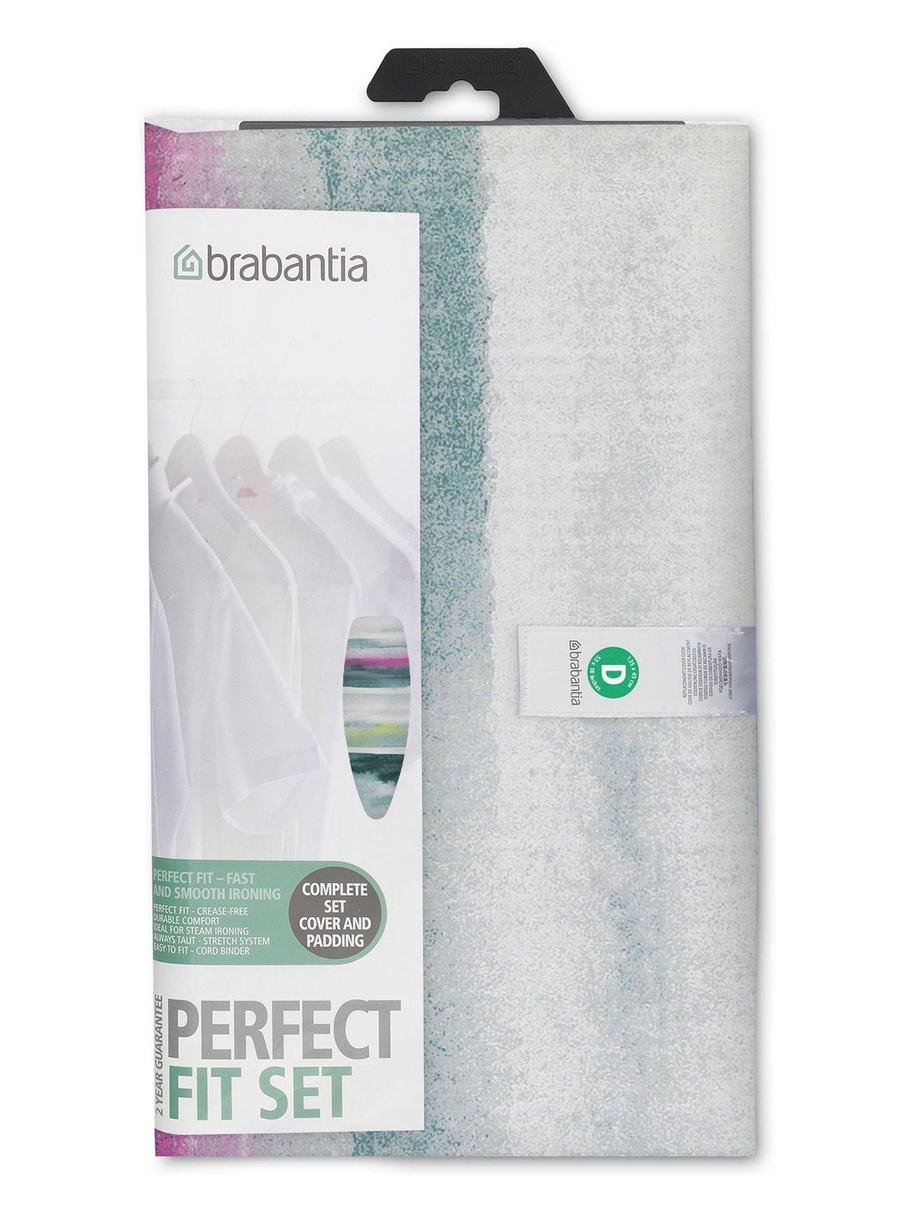 Brabantia grey ironing board cover, UK version
