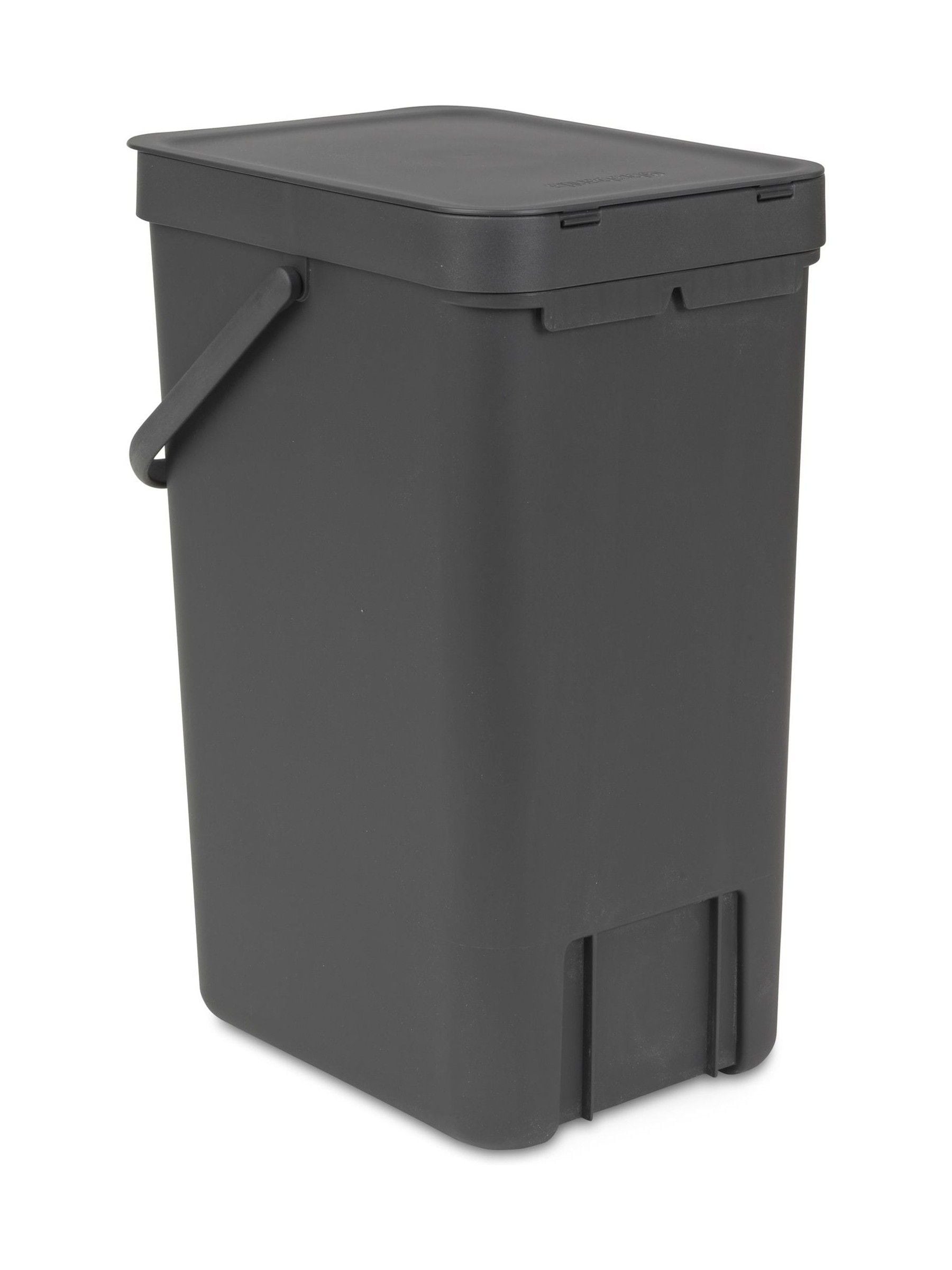 Brabantia Grey Sort & Go 16L waste bin - British product