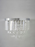 BHS Silver Paladina wall light with crystals, UK version