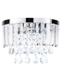 BHS Silver Paladina wall light with crystals, UK version
