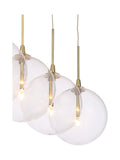 BHS Gold Byron Bar 5 Ceiling Light Pendant - British product