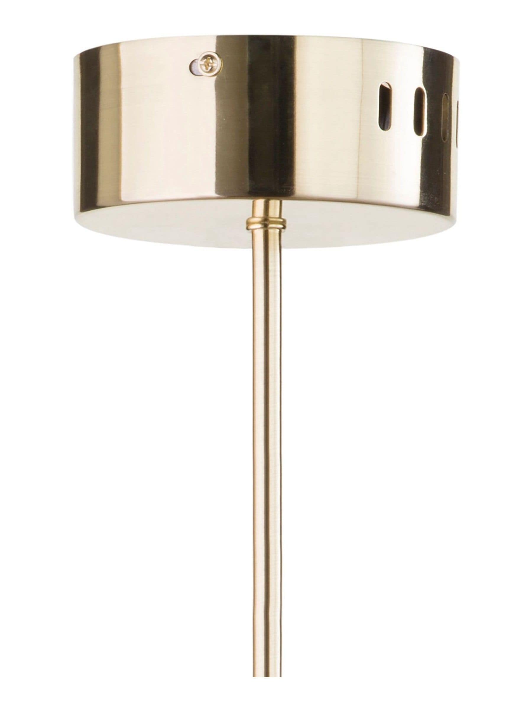BHS brass Lois semi-flush chandelier ceiling light (British brand)
