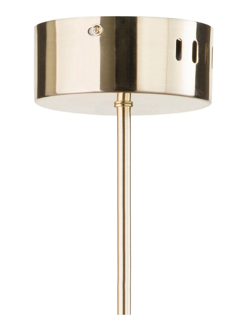 BHS brass Lois semi-flush chandelier ceiling light (British brand)