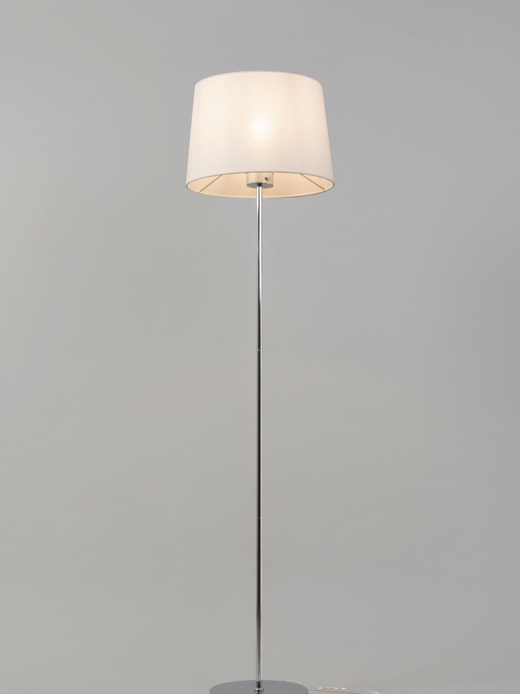 BHS Chrome Mira Stem Touch floor lamp, imported from the UK