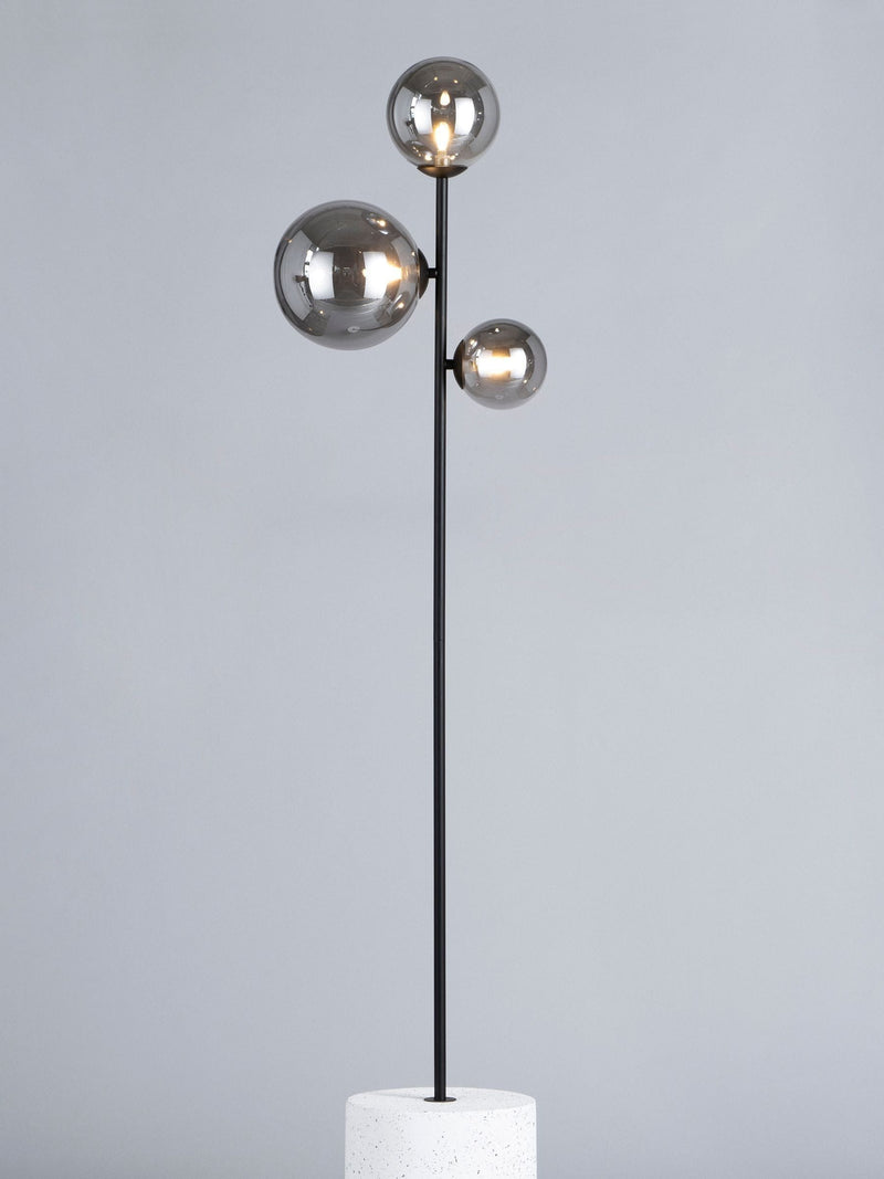 BHS Black Forella floor lamp, imported from the UK