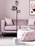 BHS Black Forella floor lamp, imported from the UK