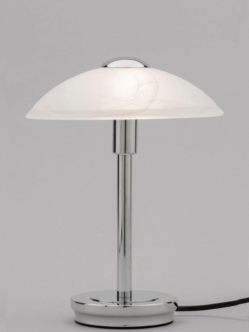 BHS Chrome Archie Touch Table Lamp 27cm UK version
