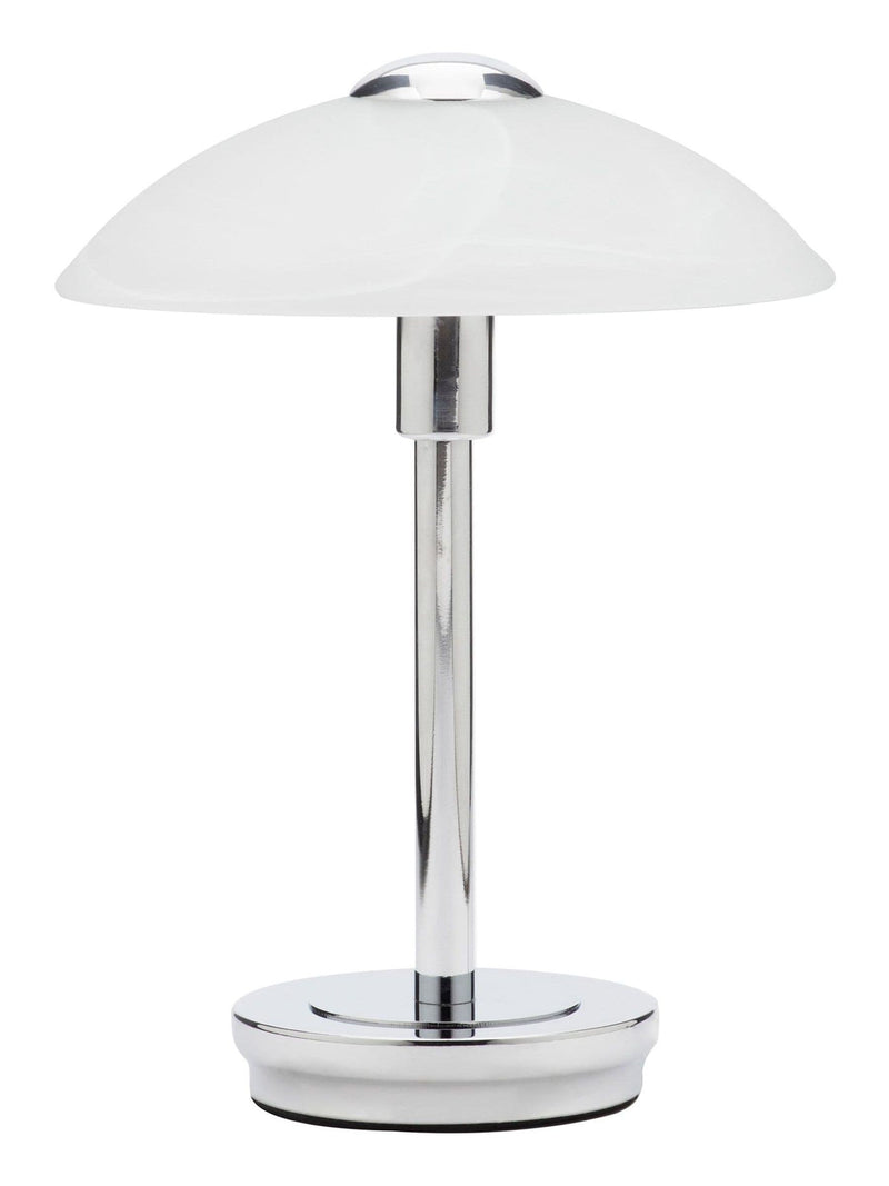 BHS Chrome Archie Touch Table Lamp 27cm UK version