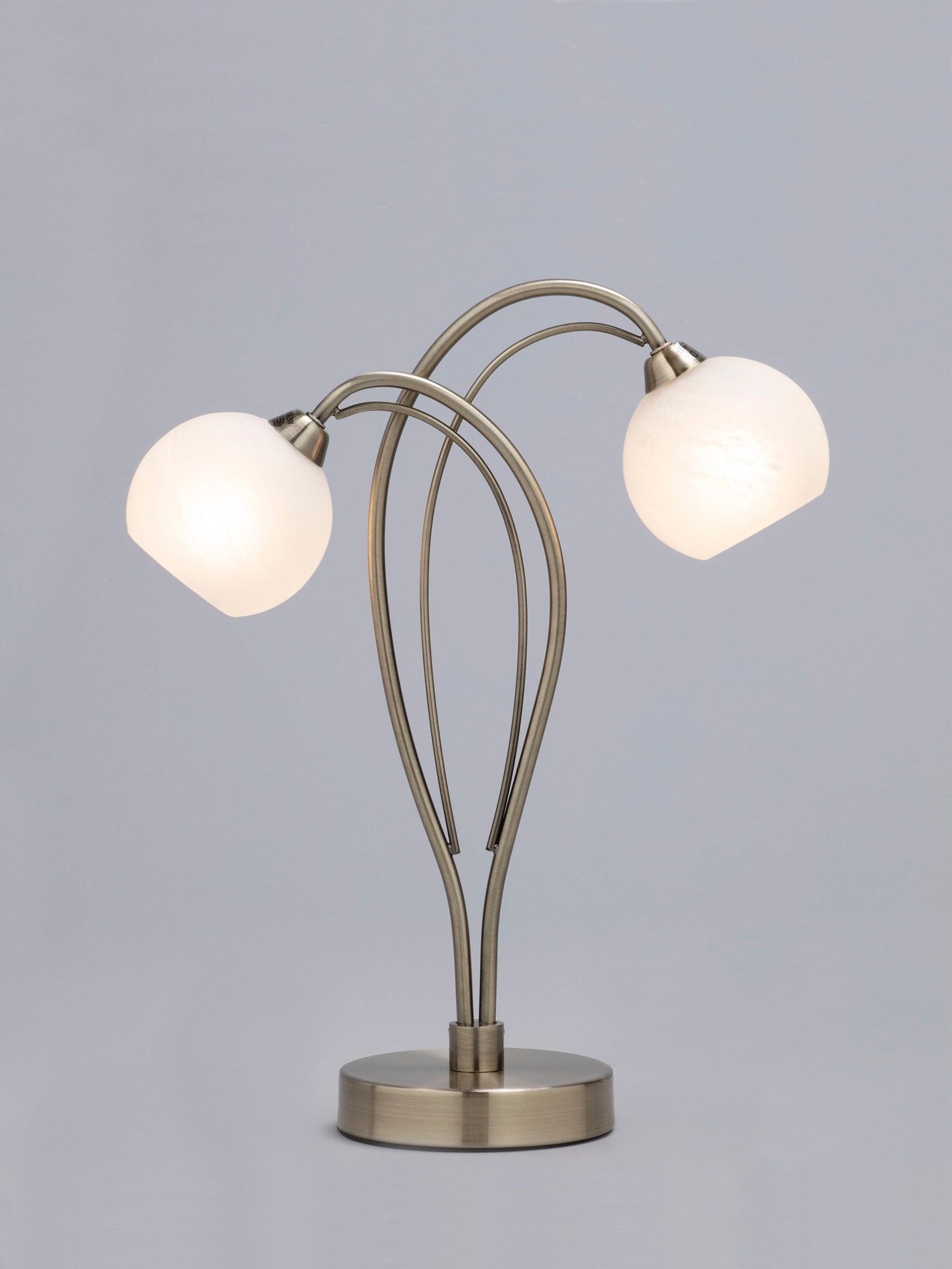 BHS Brass Soni table lamp antique brass finish - British product