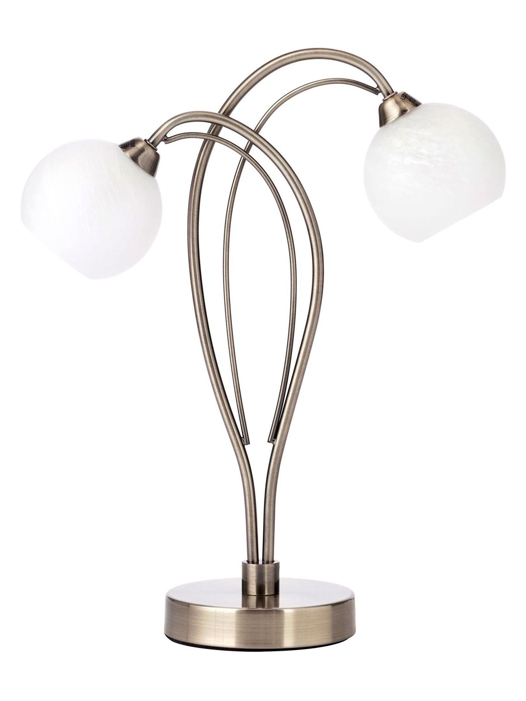 BHS Brass Soni table lamp antique brass finish - British product