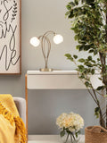 BHS Brass Soni table lamp antique brass finish - British product