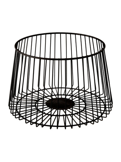 Next Interiors by Premier Black Matte Black Vertex Deco Fruit Basket- Buy online at McGrocer