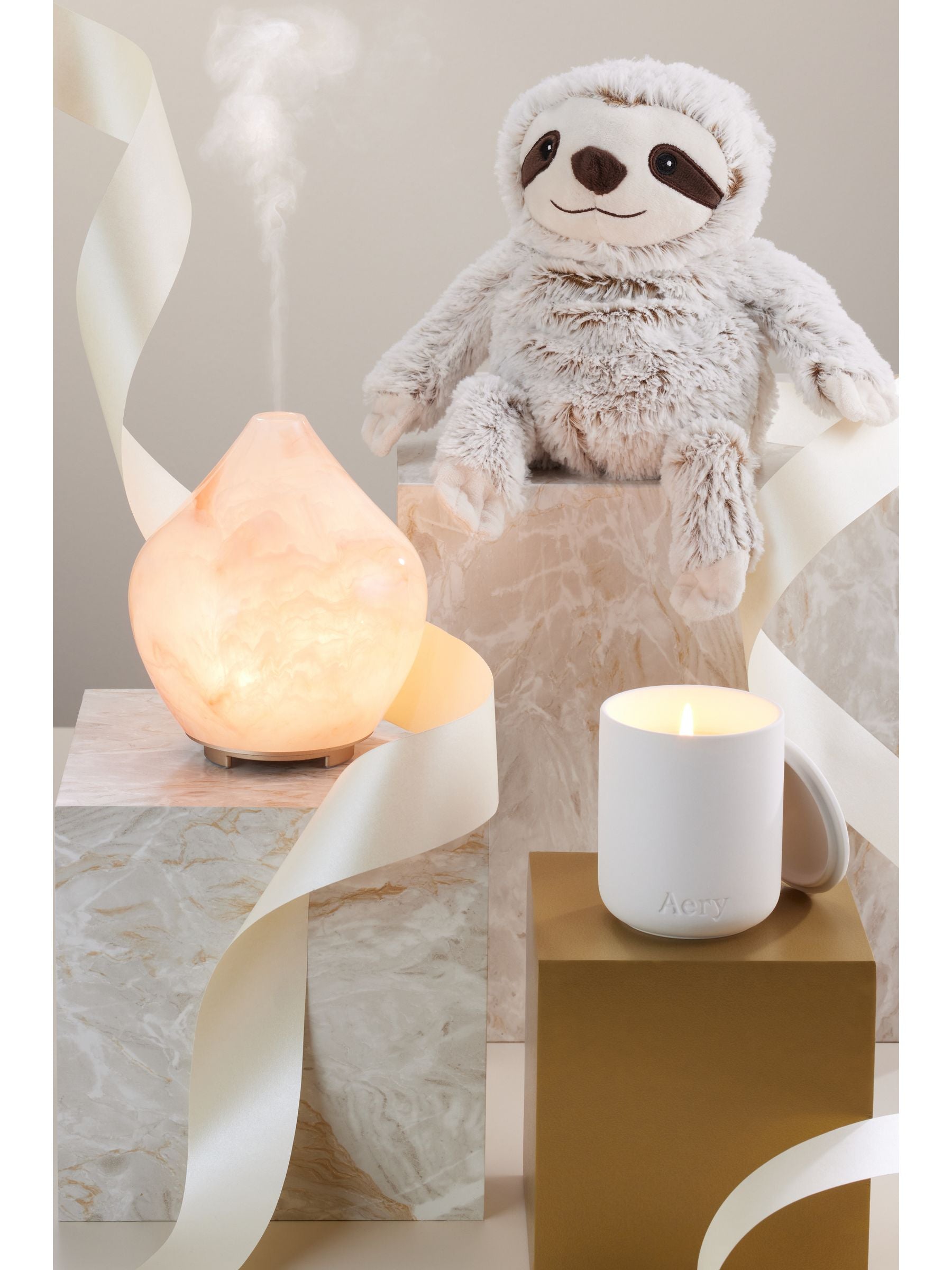 Made by Zen Gem Polyresin Aroma Electric Diffuser with Ambient Light