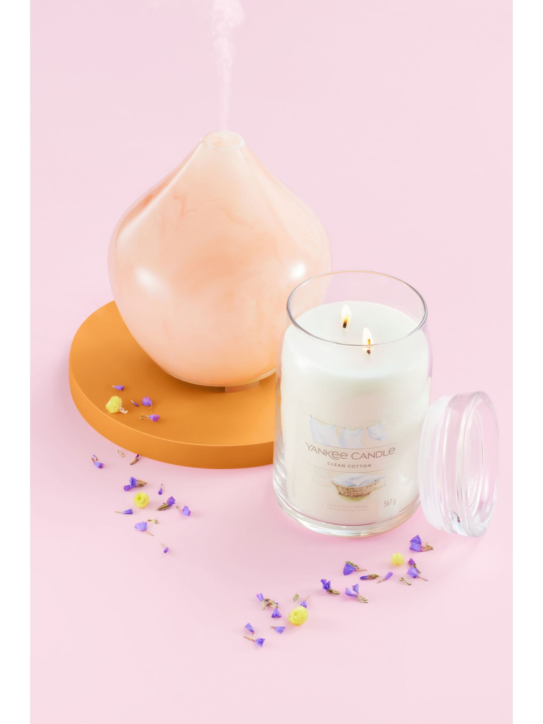 Made by Zen Gem Polyresin Aroma Electric Diffuser with Ambient Light