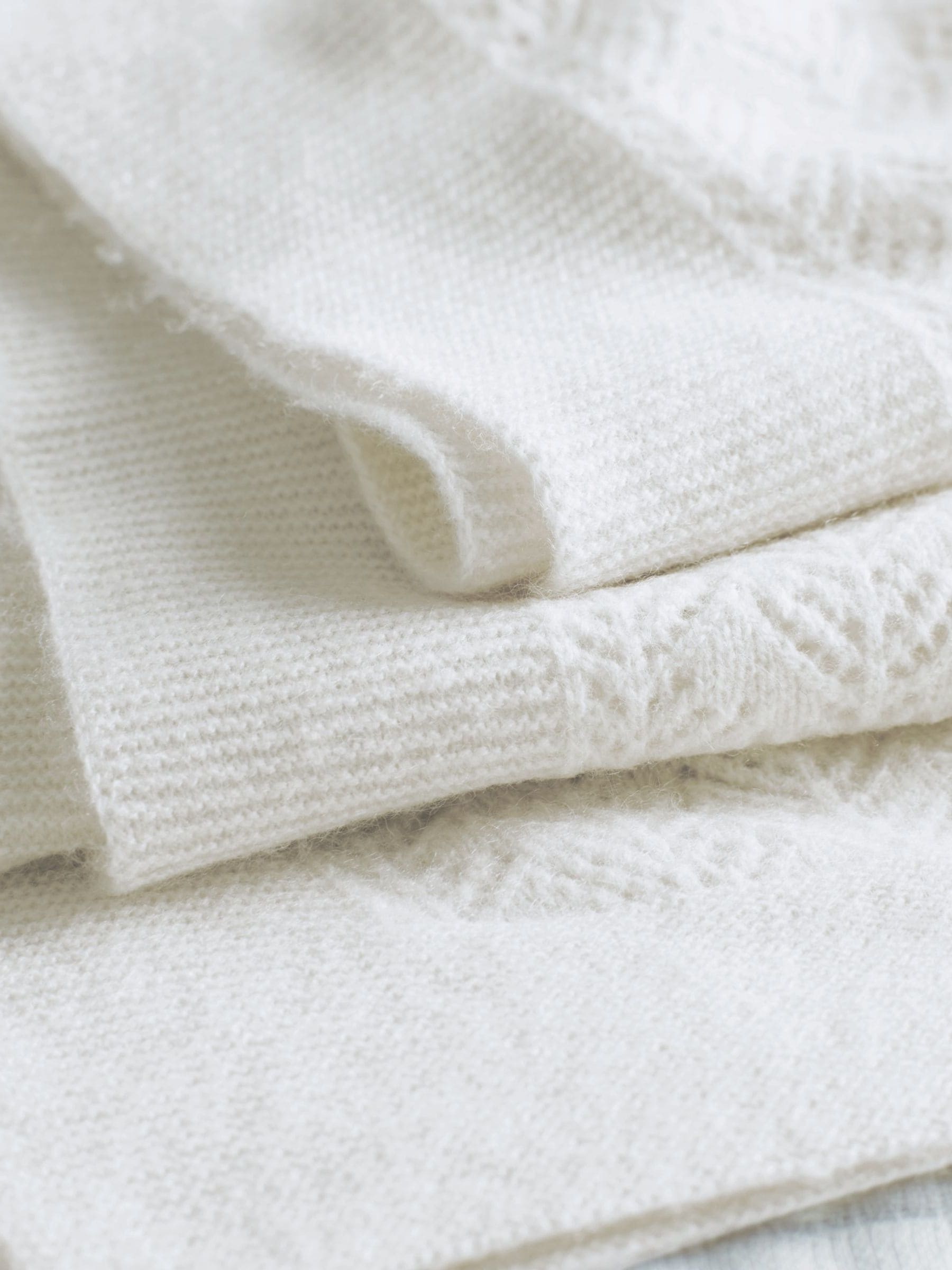 The White Company weiße Kaschmir Taufdecke, UK-Version