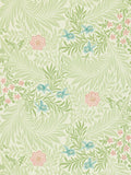 Morris & Co. Green Larkspur wallpaper roll - British product
