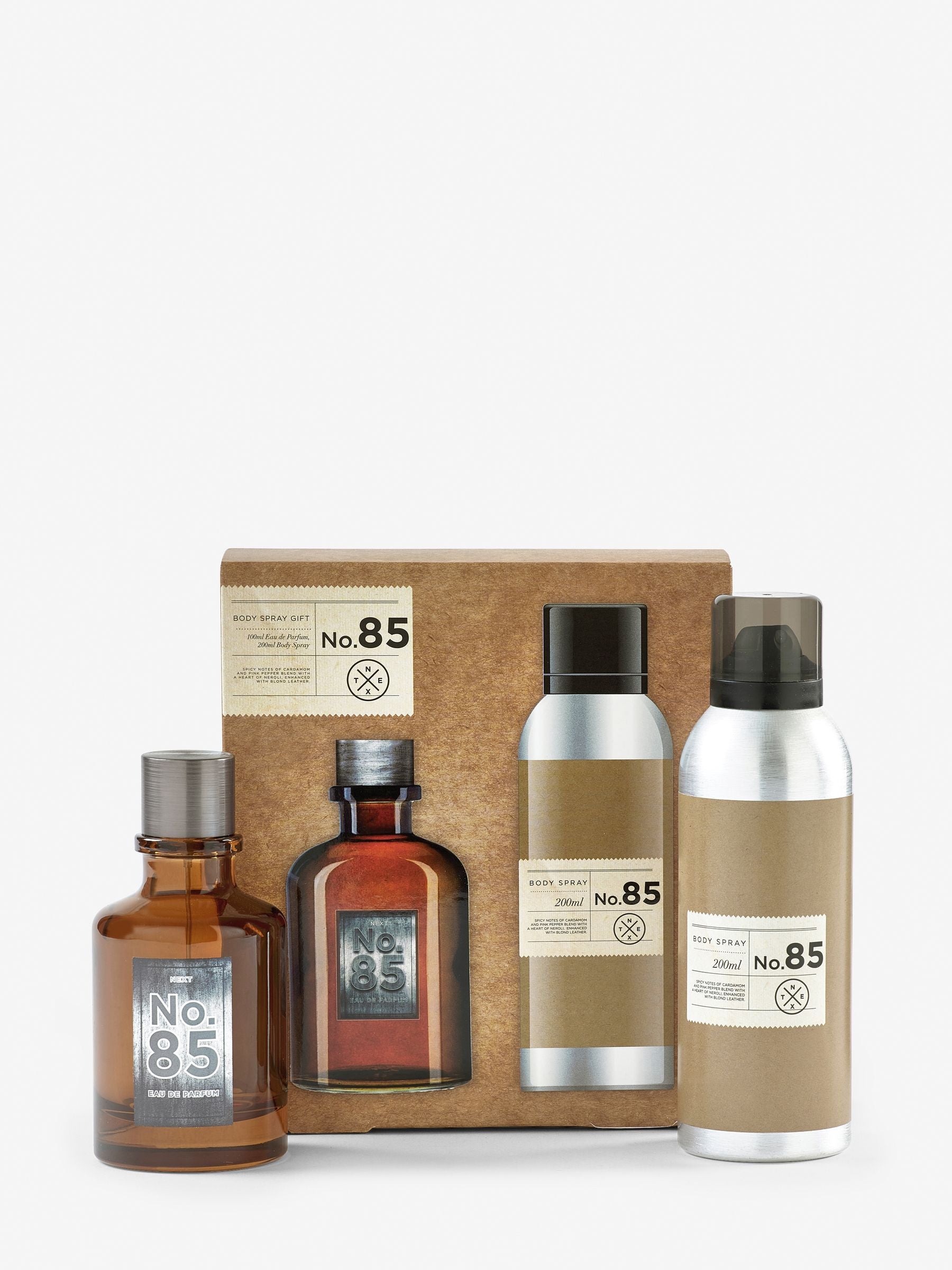 No.85 fragrance duo 100ml and 200ml, imported from the UK