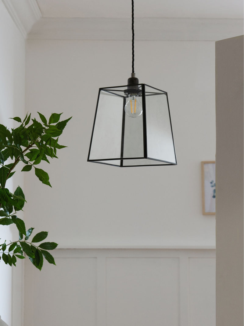 Next Warwick pendant lamp shade black 24cm (British brand)