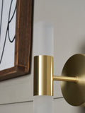 BHS Brass Lois 2 wall light integrated LED, imported from the UK