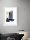 East End Prints Blue Abstract IV Print by Anna Mainz