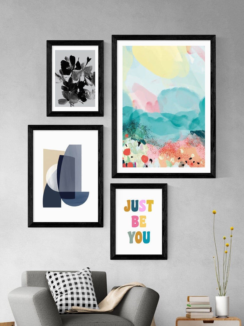 East End Prints Blue Abstract IV Print by Anna Mainz