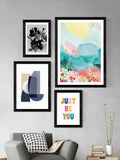 East End Prints Blue Abstract IV Print by Anna Mainz