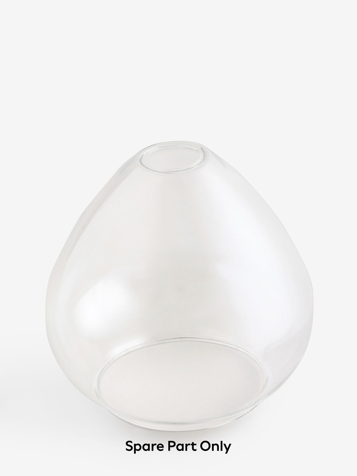 Clear Bella glass placemat 14cm diameter, UK version