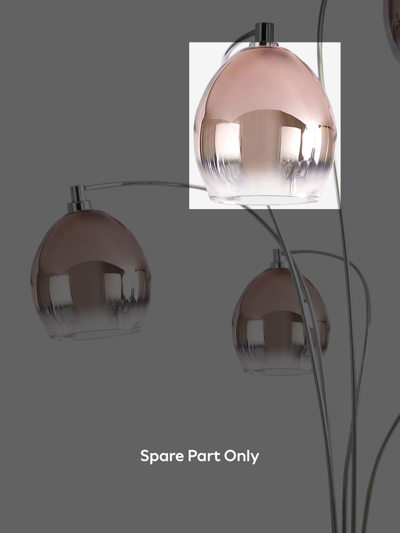 Bella Rose Gold large glass spare part for T75837 cluster (British brand)