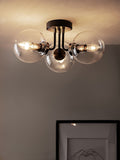 Brass Jackson 3 Light Flush Ceiling Light