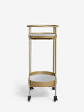 Gold Oval Drinks Trolley