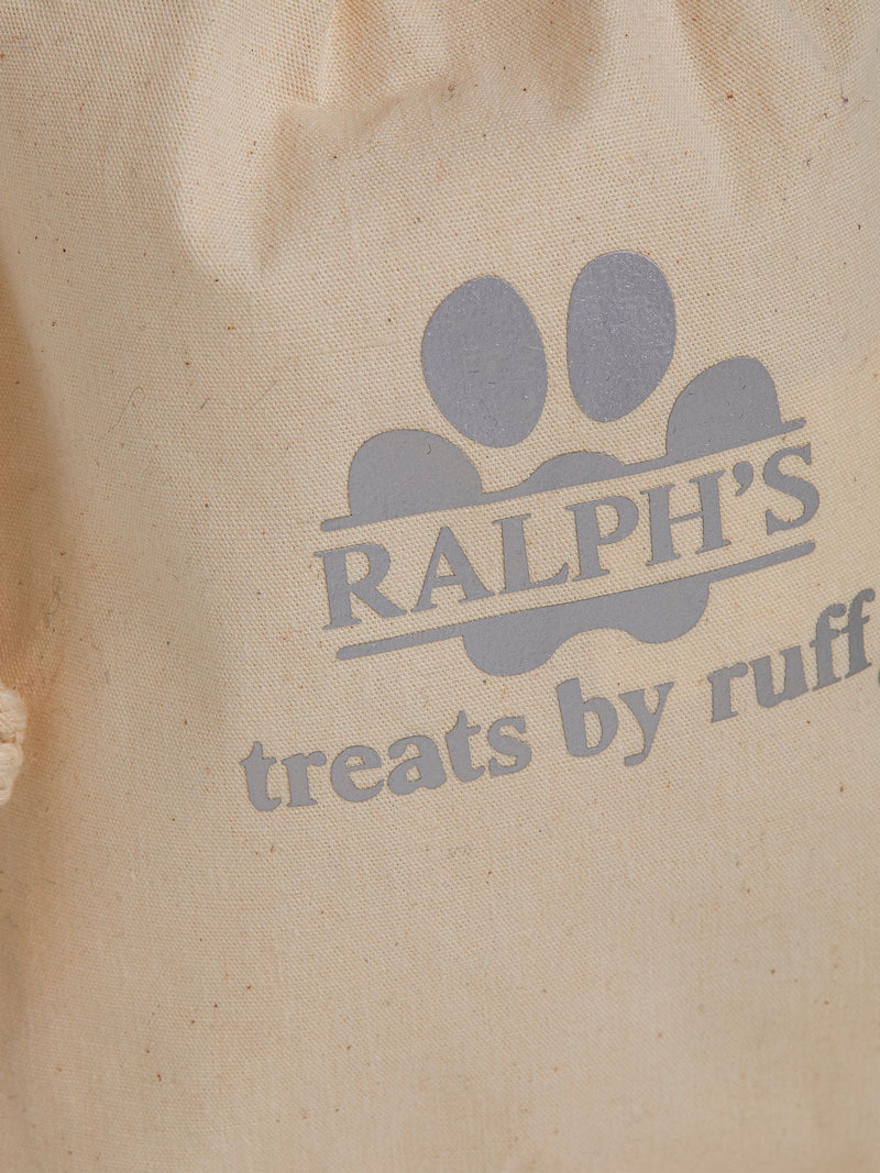 RUFF personalised doggy treat bag 100% cotton - British product