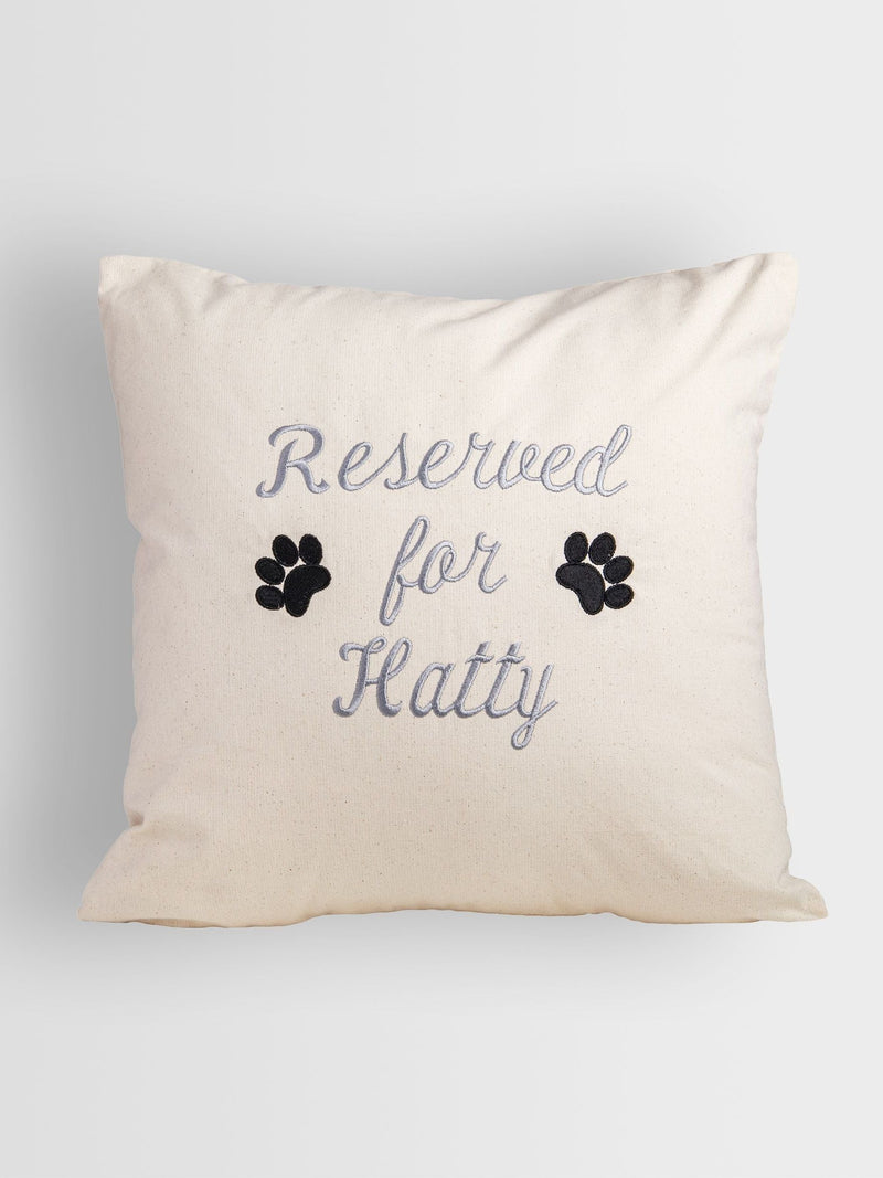 RUFF personalised cushion for dog memory 100% cotton (British brand)