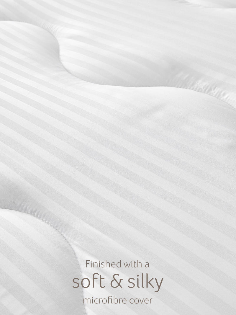Snuggledown quilted hotel luxury deep fit mattress protector (British brand)